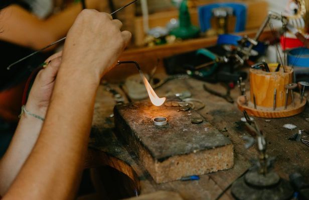 Create your own Silver Ring with Mexican Opal