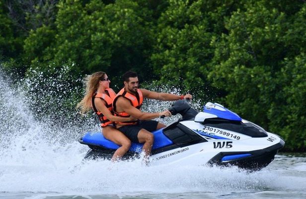 Wave Runner guided rentals at Puerto Maya Cancún