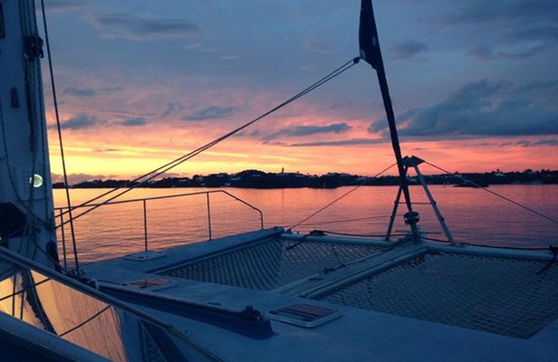 Hamilton Rising Son Catamaran Sunset Sail