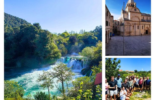 From Split: Krka waterfalls small size tour