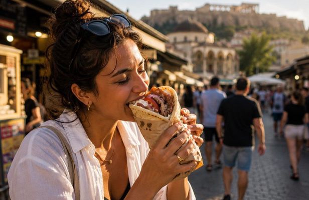 Athens Autumn Food & Walking Tour with Tastings