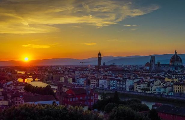 Private Florence Sunset Tour by Eco-Friendly Golf Cart