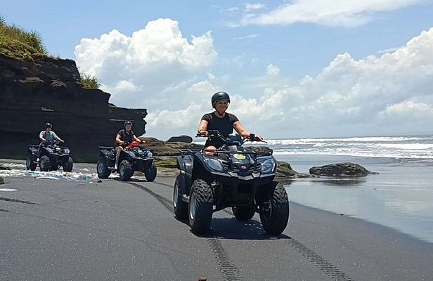 Sunset Bali ATV Ride in the beach