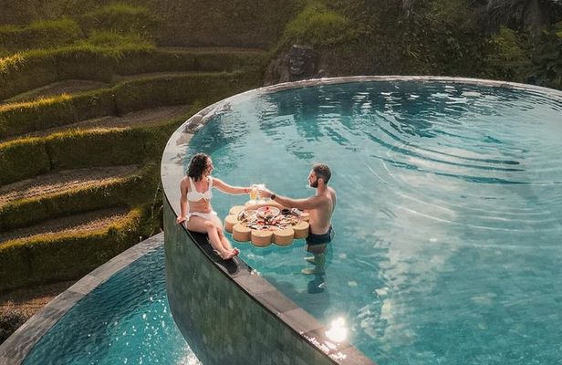 Ubud Sacred Temple Cretya and Hidden Waterfall Tour