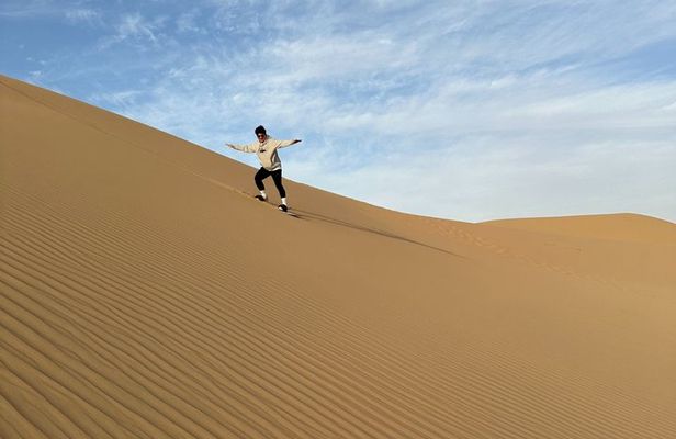 Abu Dhabi Morning Desert Safari with Camel Ride & Hotel Pickup