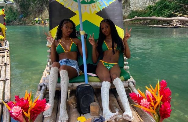 Montego Bay PRIVATE Bamboo Rafting with Limestone Massage