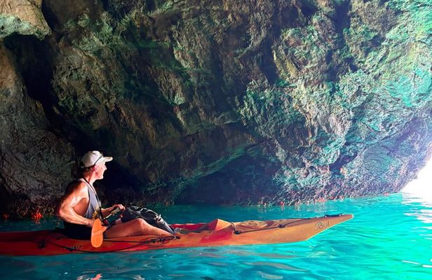 Kayaking Adventure: Sea Caves, Virgin Coves and Snorkeling