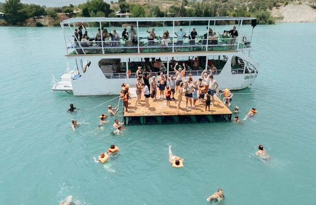 Alanya Green Canyon Boat Mix Cabrio Safari and Mud Bath Tour