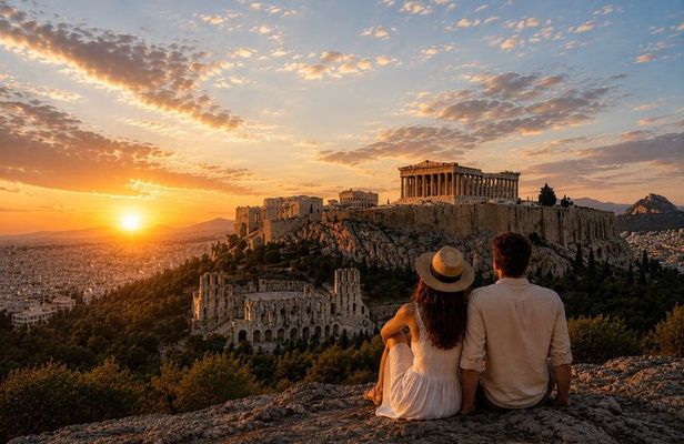 Athens Last Access Acropolis Sunset Tour with Tickets Included