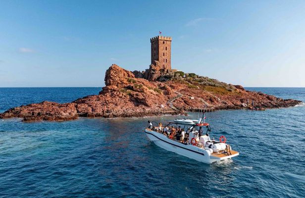 Esterel Calanques Boat Tour from Saint-Raphael 2.5 Hours