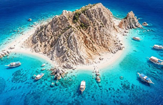 Suluada Island-Turkish Maldives Boat Tour from Kemer hotels