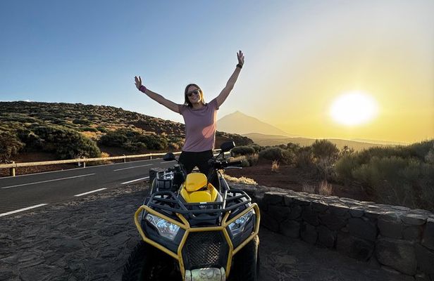 Port of Cruz Tour Quad al Teide at Sunset with Snack and Photos