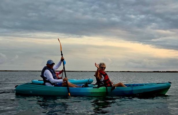 Sunset Sea Glass Island Kayak Tour Aruba