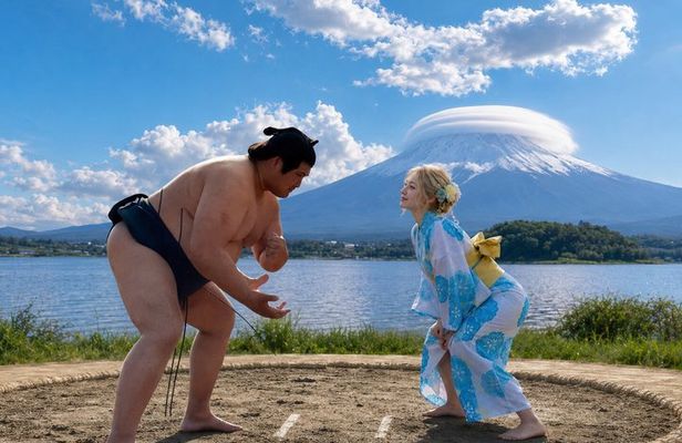 Mount Fuji Cultural Day Trip Kimono Experience or Sumo Show