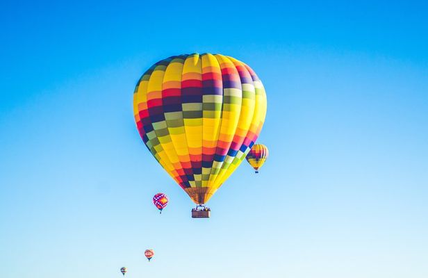 Hot Air Balloon Flight Over California's Yolo County