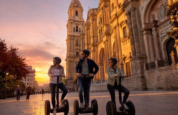 Malaga: Sunrise Segway tour