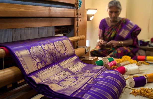 Private Kanchipuram Temple Silk Heritage Day Trip from Chennai
