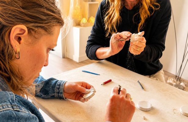 Creative workshop of Lecce stone