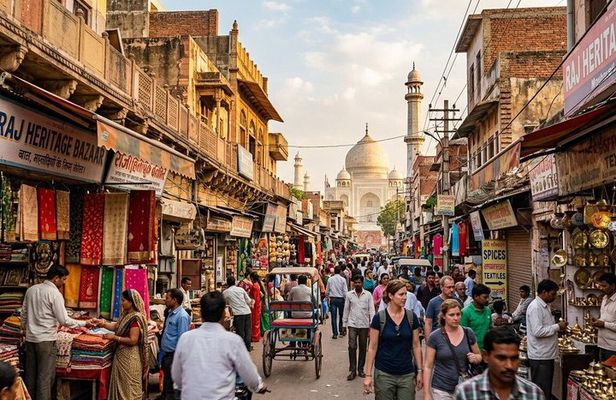 Secret Old Agra: Heritage Walk, Cycle Rickshaw Ride & Street Food