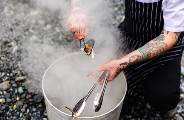 Canadian Mussel Boil at the Ecological Reserve
