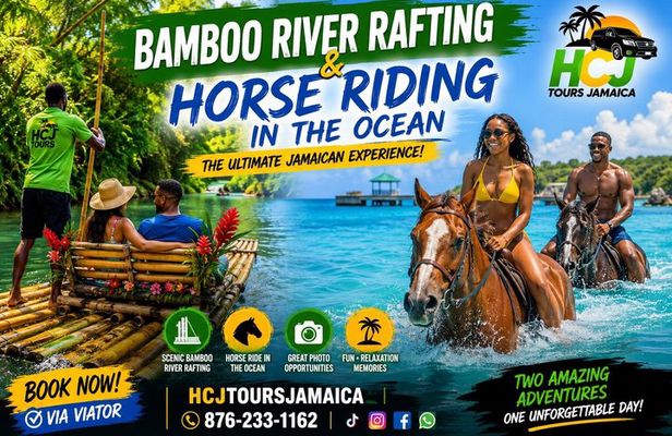 Horse Riding & Bamboo River Rafting