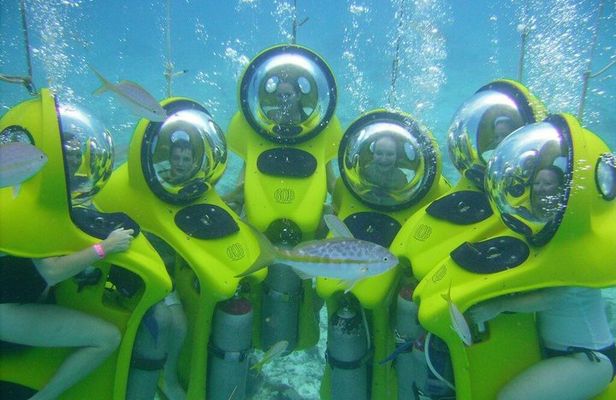 Underwater Motorcycle Magical Punta Cana underwater