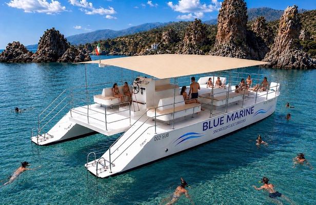 Catamaran tour Zingaro Reserve, Scopello and Caves