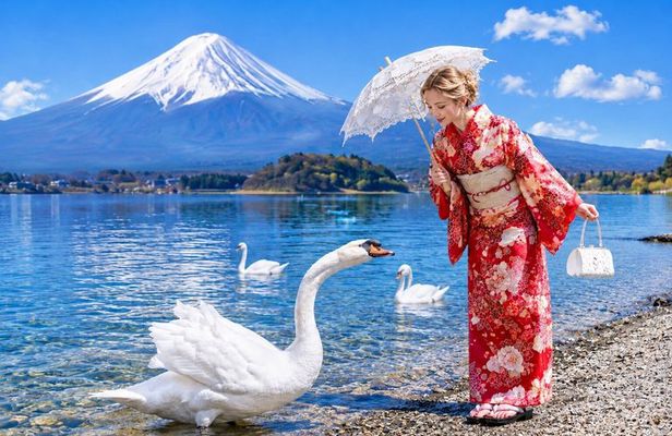Mount Fuji Cultural Day Trip Kimono Experience or Sumo Show
