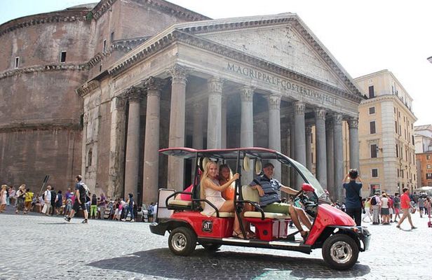 Rome Small Group Golf Cart Tour of Iconic Landmarks