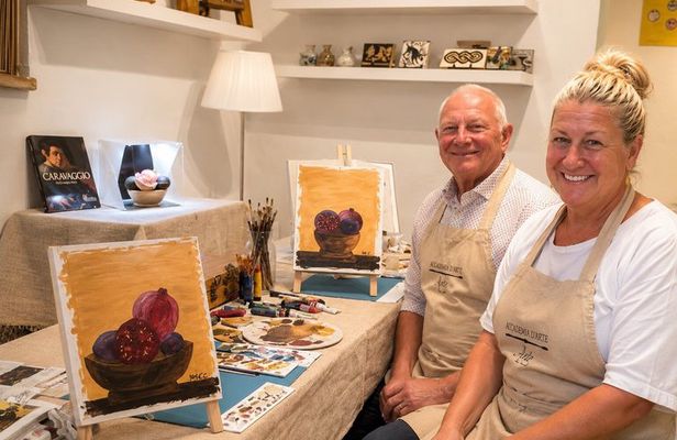 Paint Like Caravaggio in Rome Art Studio