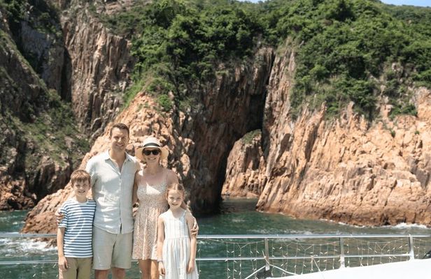 Yacht Island Hopping Tour Culture Food Tasting and Volcanic Rocks