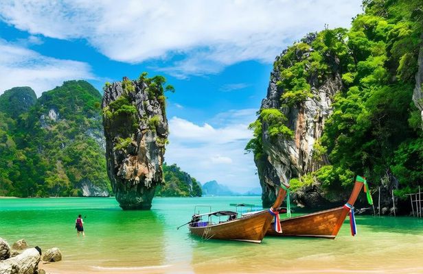 From Khao Lak: James Bond Island and Floating Village