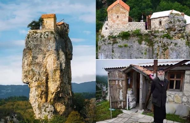 Chiatura Katskhi Pillar and Mgvimevi Monastery Tour From Kutaisi