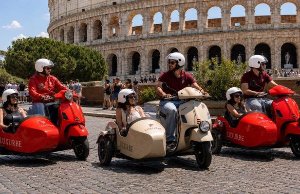 Vespa Sidecar Tour : Express Highlights of Rome