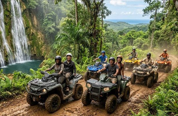 Private Quad Tour to El Limón Waterfall with Transfer