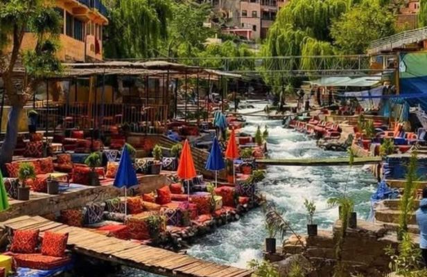 Atlas Mountains Ourika Valley and Waterfall Tour with Lunch
