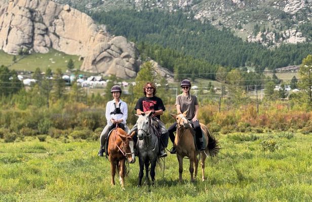 Horse riding in Terelj National Park