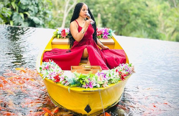 Koi Photo Boat, Bali Swing, Monkey Forest, & Tegenungan Waterfall