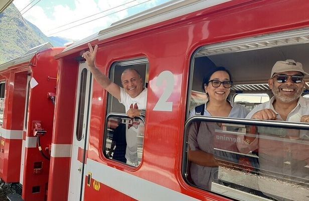 Intimate Small-Group Bernina UNESCO Scenic Train on Swiss Alps