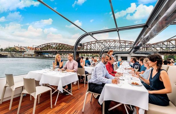 Prague Glass Boat Lunch Cruise with Scenic Views (2 Hours)