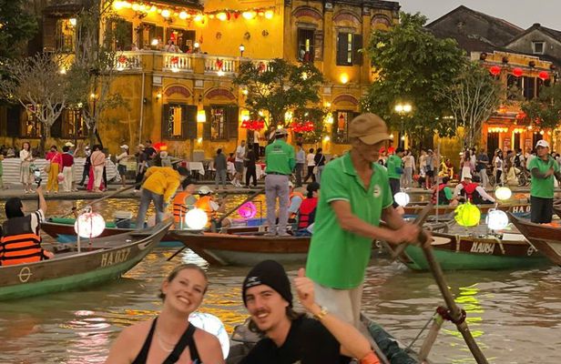 Hoi An Private Basket Boat, Lantern Making & Hoai River Boat Ride