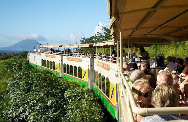 St.Kitts Sugar Train Tour and Drinks with Cruise Port Pickup