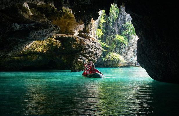Phang Nga Bay Sea Cave Canoeing & James Bond Island by Big Boat