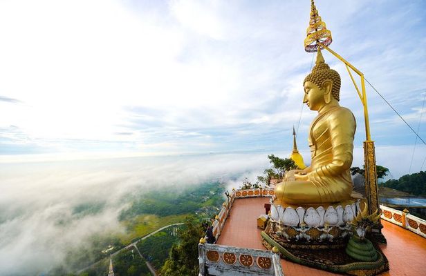 Tiger Cave Temple, Hot Springs & Emerald Pool Day Tour in Krabi