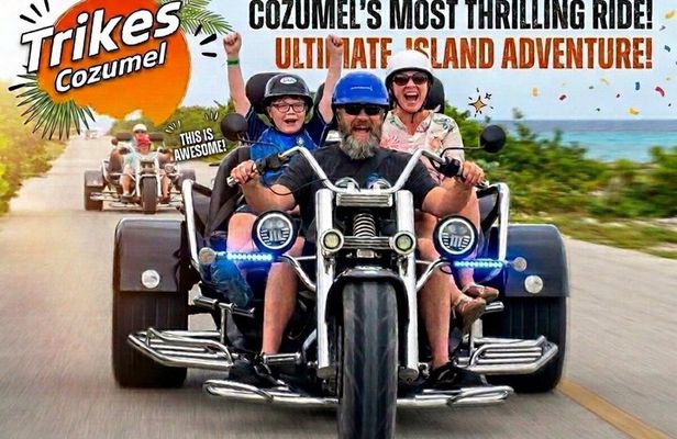 Cozumel Sightseeing Trike Tour