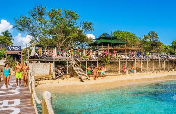 Cartagena tours Rosario Islands, Private Beach Club end baru