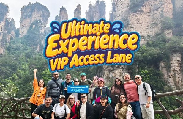 2-Day Premium VIP: Avatar Mt, Tianmen Mt &Glass Bridge +Fast Pass