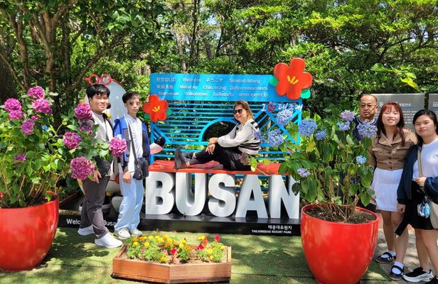 Busan Highlights Day Tour from Seoul by KTX with Blueline train