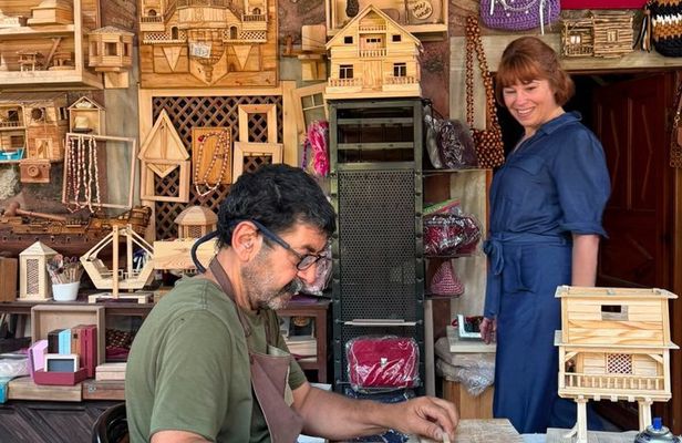 Woodcraft Wokshop in 1500-Year-Old Monastery Garden
