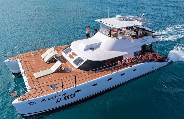Coral Island Premium Yacht Half Day Tour with Sunset Dinner
